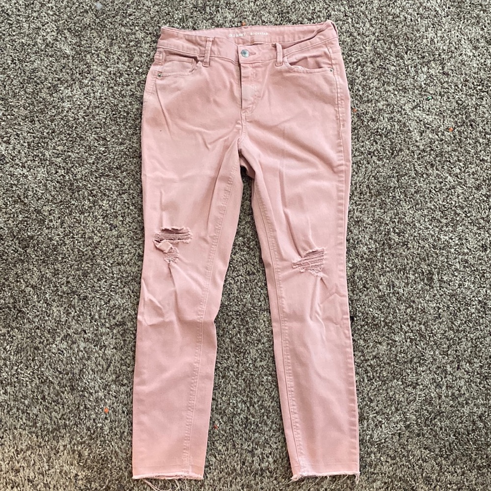 Pink jeans